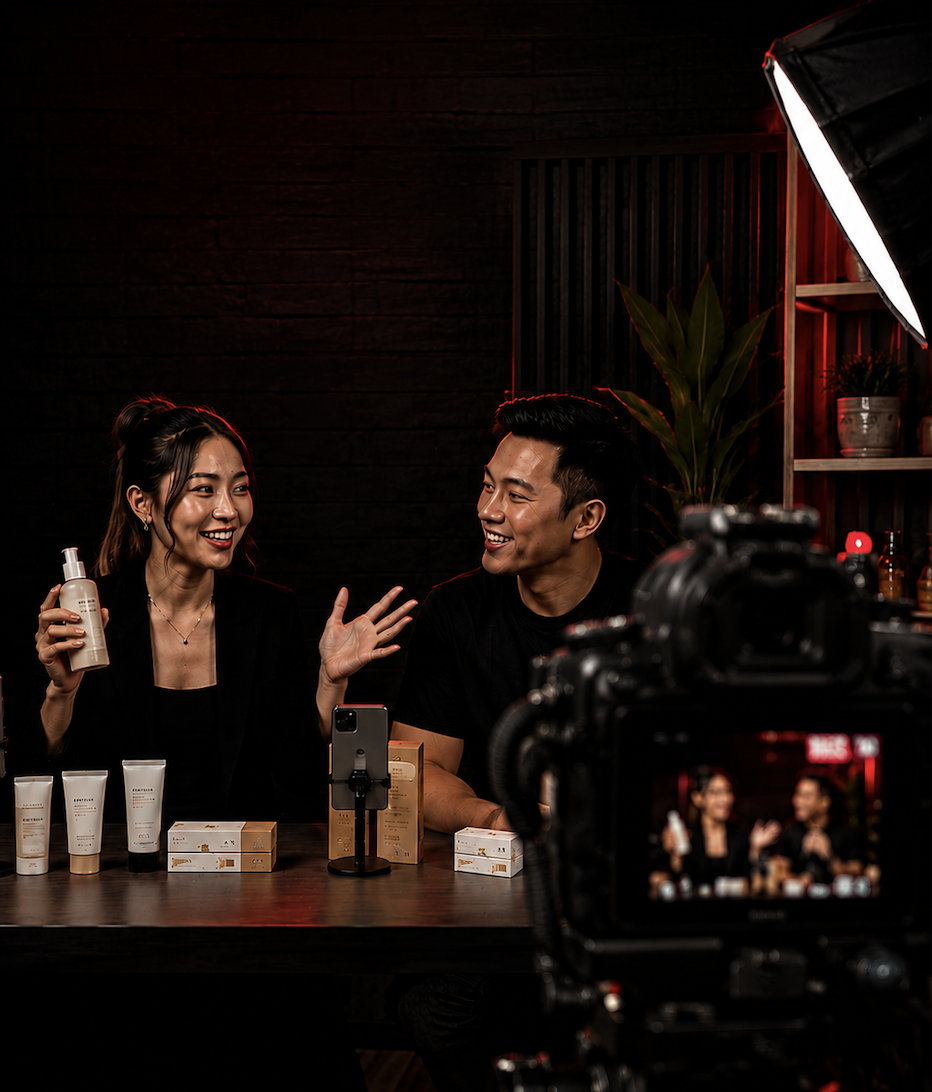Live selling studio